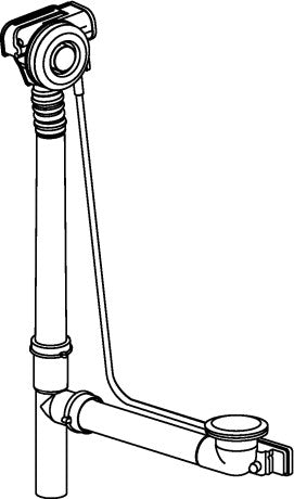 Duravit - Cable-driven waste and overflow,