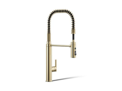 Kohler - Purist Semi-Professional Kitchen Sink Faucet With Three-Function Sprayhead