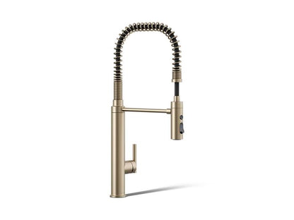 Kohler - Purist Semi-Professional Kitchen Sink Faucet With Three-Function Sprayhead