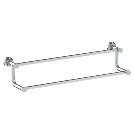 Watermark - Urbane Wall Mounted Double Towel Bar, 24 Inch