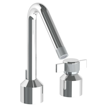 Watermark - Urbane Deck Mounted 2 Hole Lavatory Set With Angled Spout