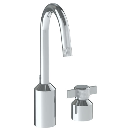 Watermark - Urbane Deck Mounted 2 Hole Extended Lavatory Set With Gooseneck Spout