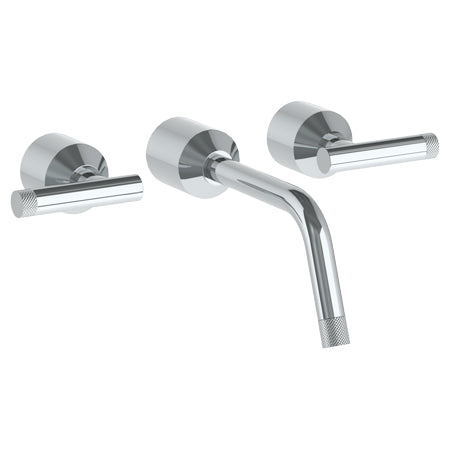 Watermark - Urbane Wall Mounted 3 Hole Lavatory Set With 8 3/4 Inch Spout