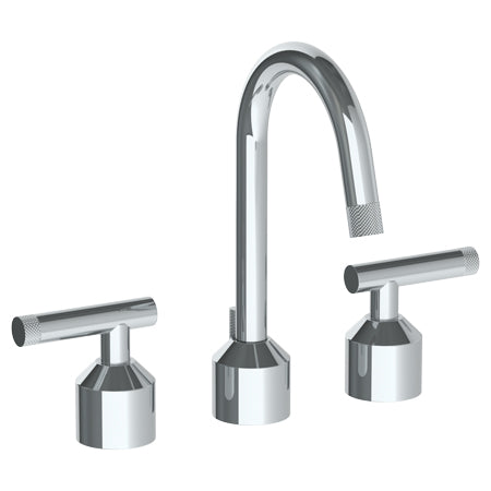 Watermark - Urbane Deck Mounted 3 Hole Lavatory Set With Gooseneck Spout