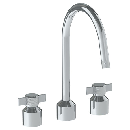 Watermark - Urbane Deck Mounted 3 Hole Kitchen Set With Gooseneck Spout
