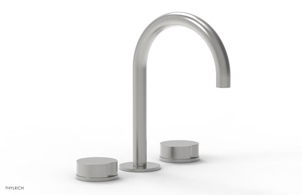 Phylrich - Circ Widespread Faucet High Spout - Round Handles