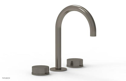 Phylrich - Circ Widespread Faucet High Spout - Round Handles