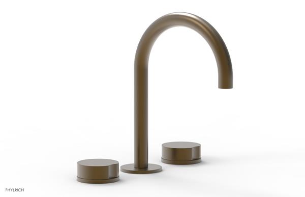 Phylrich - Circ Widespread Faucet High Spout - Round Handles
