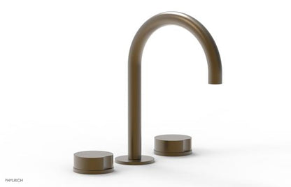 Phylrich - Circ Widespread Faucet High Spout - Round Handles