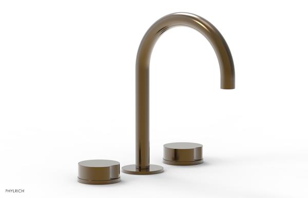 Phylrich - Circ Widespread Faucet High Spout - Round Handles