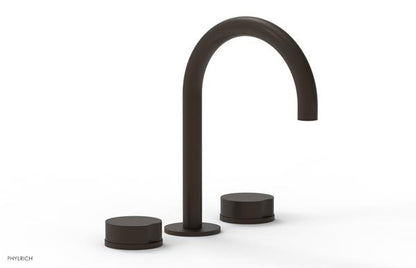 Phylrich - Circ Widespread Faucet High Spout - Round Handles