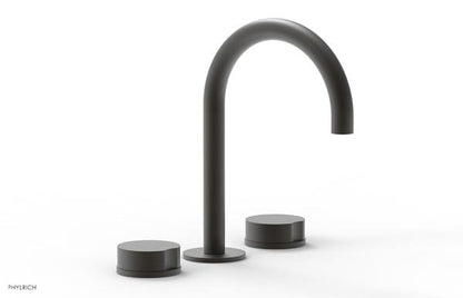 Phylrich - Circ Widespread Faucet High Spout - Round Handles