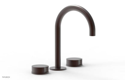 Phylrich - Circ Widespread Faucet High Spout - Round Handles