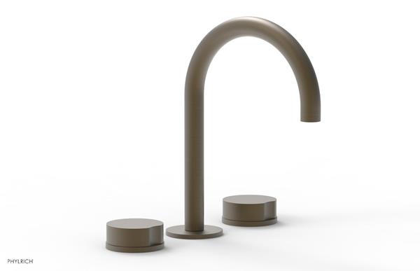 Phylrich - Circ Widespread Faucet High Spout - Round Handles