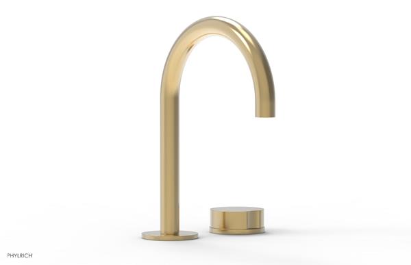 Phylrich - Circ Single Handle Faucet High Spout - Brass Handles