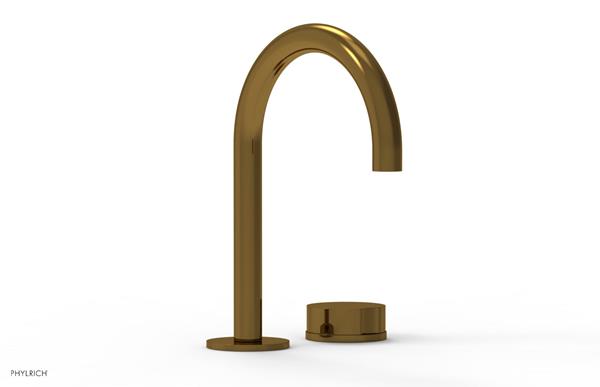 Phylrich - Circ Single Handle Faucet High Spout - Brass Handles