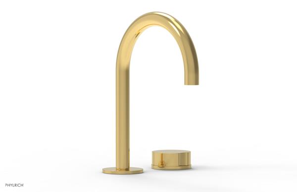 Phylrich - Circ Single Handle Faucet High Spout - Brass Handles
