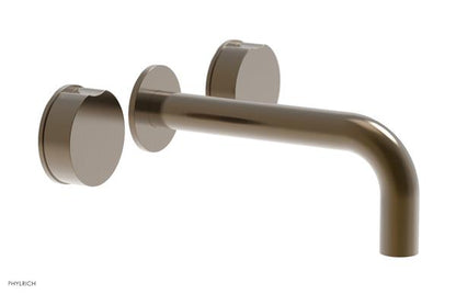 Phylrich - Circ Wall Lavatory Faucet - Brass Handles