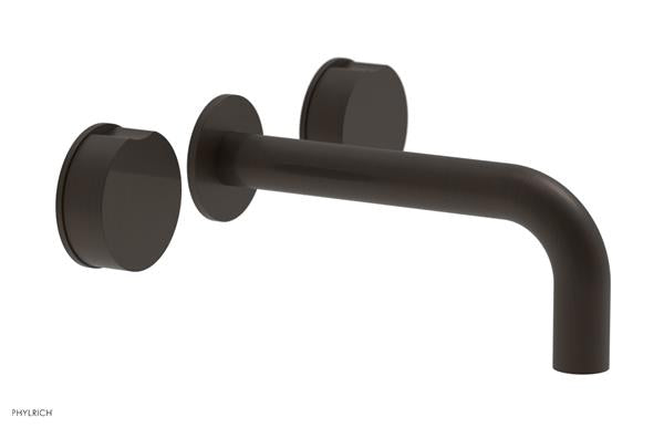 Phylrich - Circ Wall Lavatory Faucet - Brass Handles