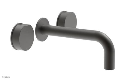 Phylrich - Circ Wall Lavatory Faucet - Brass Handles