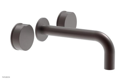 Phylrich - Circ Wall Lavatory Faucet - Brass Handles