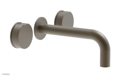 Phylrich - Circ Wall Lavatory Faucet - Brass Handles