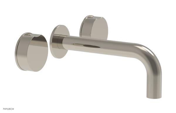 Phylrich - Circ Wall Lavatory Faucet - Brass Handles