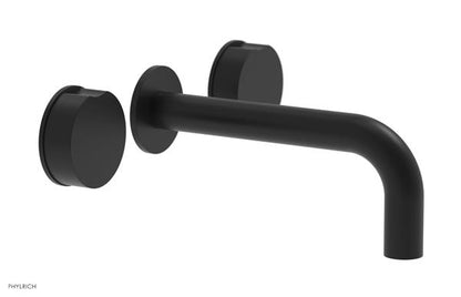 Phylrich - Circ Wall Lavatory Faucet - Brass Handles