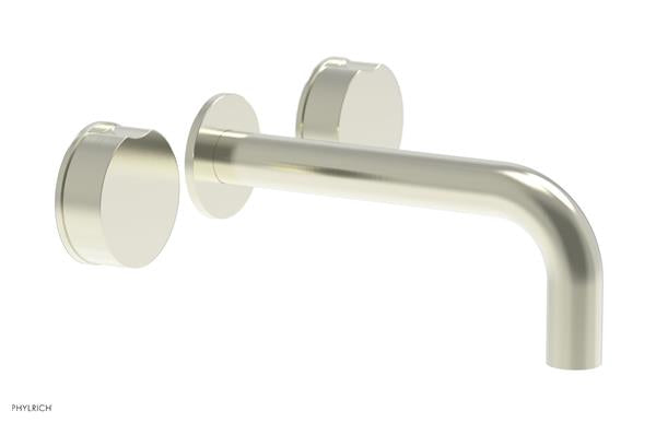 Phylrich - Circ Wall Lavatory Faucet - Brass Handles