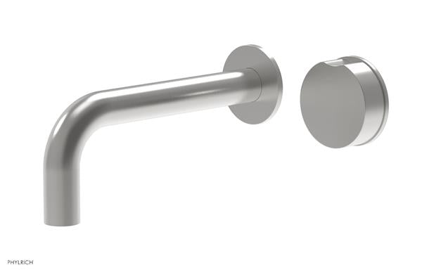 Phylrich - Circ Single Handle Wall Lavatory Set - Cross Handles