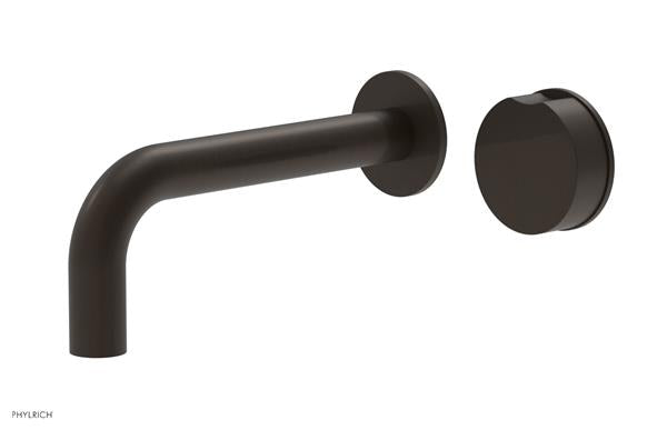Phylrich - Circ Single Handle Wall Lavatory Set - Cross Handles