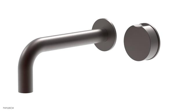 Phylrich - Circ Single Handle Wall Lavatory Set - Cross Handles