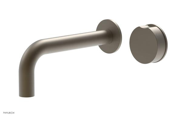 Phylrich - Circ Single Handle Wall Lavatory Set - Cross Handles