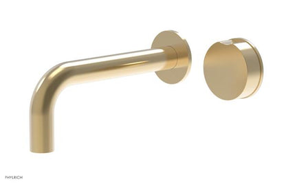 Phylrich - Circ Single Handle Wall Lavatory Set - Cross Handles