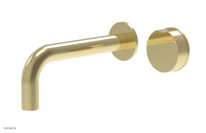 Phylrich - Circ Single Handle Wall Lavatory Set - Cross Handles