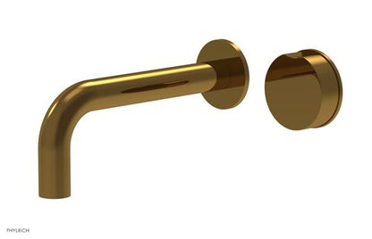 Phylrich - Circ Single Handle Wall Lavatory Set - Cross Handles