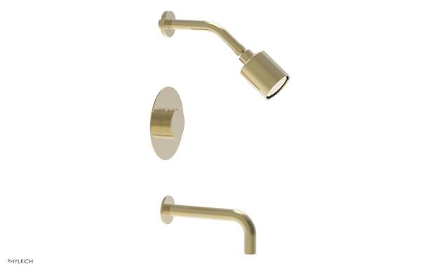 Phylrich - Circ Pressure Balance Tub and Shower Set - Round Handle