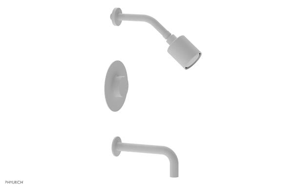 Phylrich - Circ Pressure Balance Tub and Shower Set - Round Handle