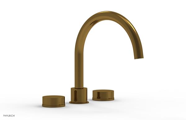 Phylrich - Circ Deck Tub Set High Spout - Round Handles