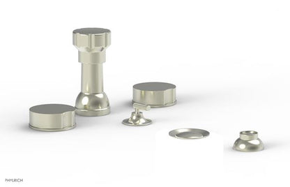 Phylrich - Circ Four Hole Bidet Set - Round Handles