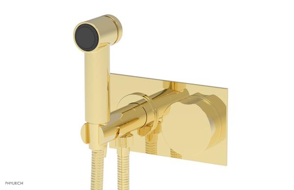 Phylrich - Circ Wall Mounted Bidet - Round Handles