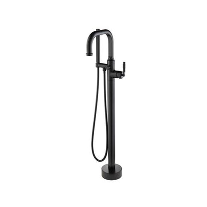 Isenberg - Freestanding Floor Mount Bathtub / Tub Filler With Hand Shower