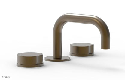 Phylrich - Circ Widespread Faucet Low Spout - Round Handles