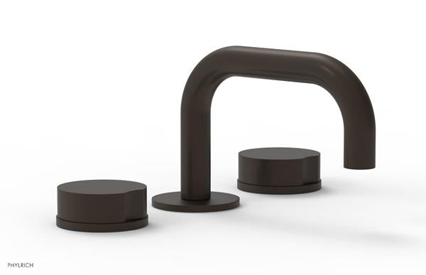 Phylrich - Circ Widespread Faucet Low Spout - Round Handles