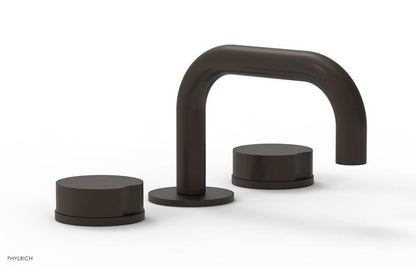 Phylrich - Circ Widespread Faucet Low Spout - Round Handles