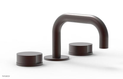Phylrich - Circ Widespread Faucet Low Spout - Round Handles