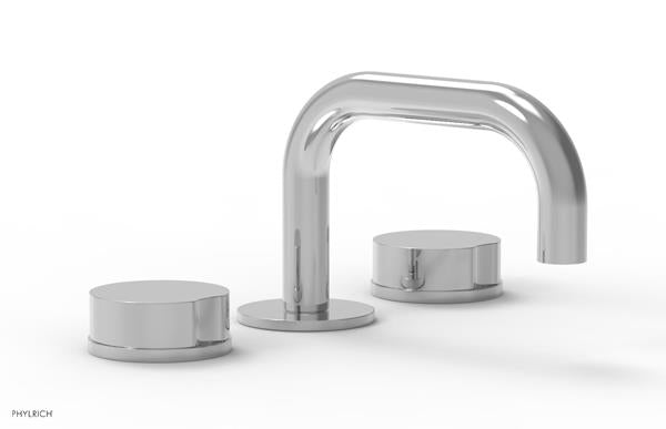 Phylrich - Circ Widespread Faucet Low Spout - Round Handles