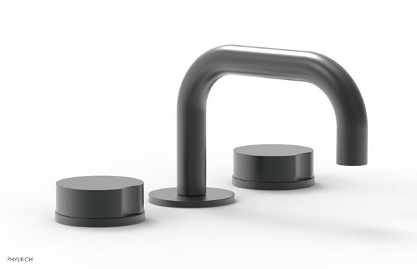 Phylrich - Circ Widespread Faucet Low Spout - Round Handles