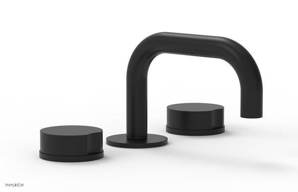 Phylrich - Circ Widespread Faucet Low Spout - Round Handles