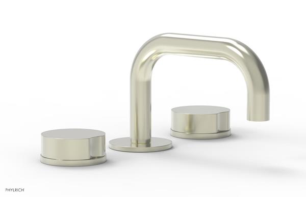 Phylrich - Circ Widespread Faucet Low Spout - Round Handles
